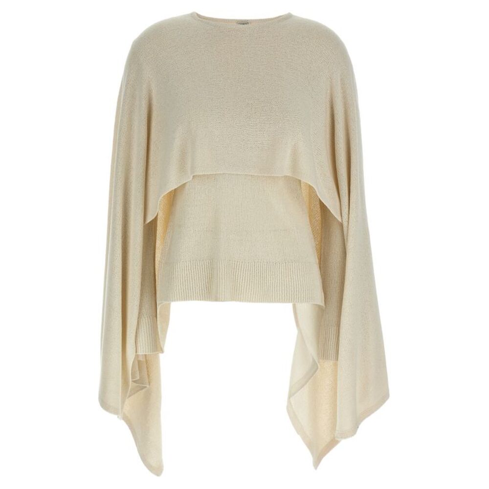 TOTEME Beige Silk Women's Cardigan